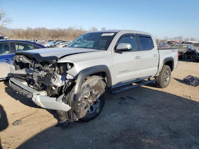 3TMCZ5AN2KM209623 - 2019 TOYOTA TACOMA DOUBLE CAB SILVER photo 1