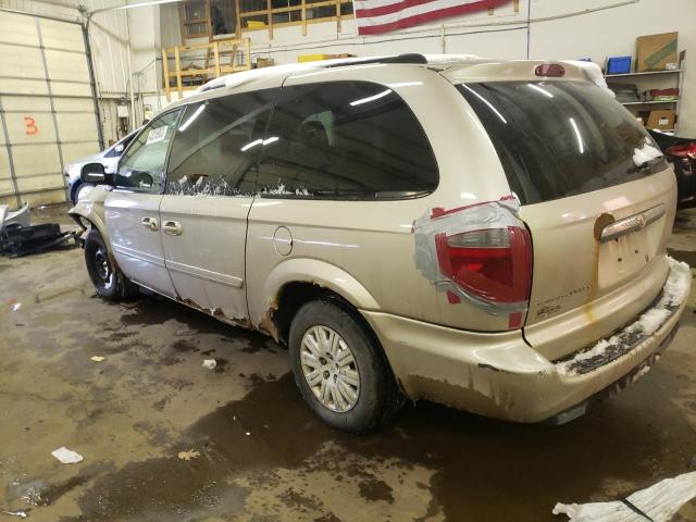 2C4GP44RX5R519161 - 2005 CHRYSLER TOWN & COU LX TAN photo 2