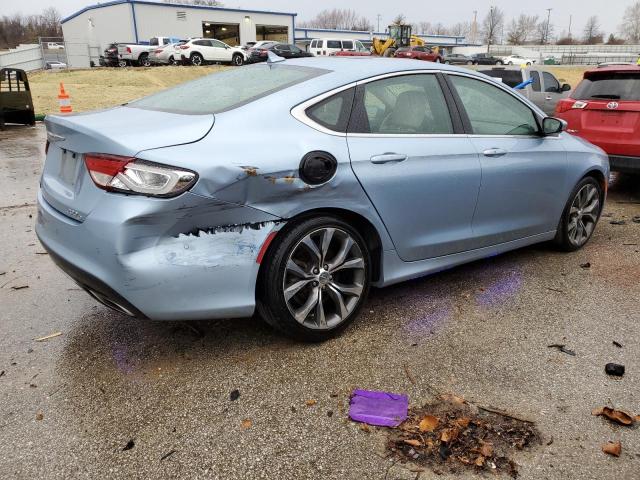 1C3CCCCG8FN643601 - 2015 CHRYSLER 200 C BLUE photo 3