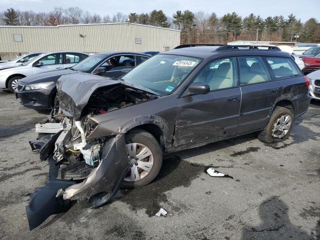 4S4BP60C497339524 - 2009 SUBARU OUTBACK BROWN photo 1