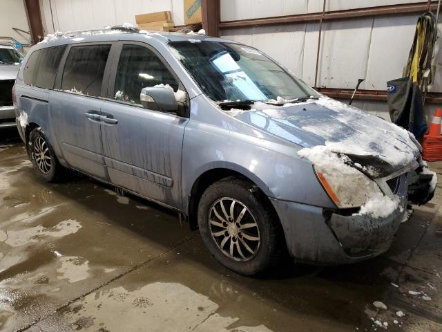 KNDMH4C78B6385995 - 2011 KIA SEDONA EX BLUE photo 4