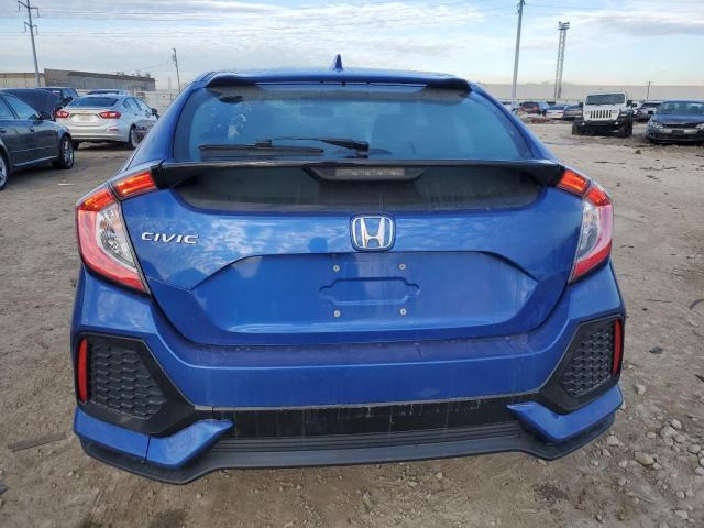 SHHFK7H6XKU207231 - 2019 HONDA CIVIC EX BLUE photo 6