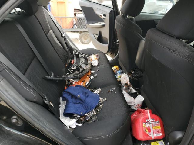 5YFBU4EE8CP032729 - 2012 TOYOTA COROLLA BASE BLACK photo 10