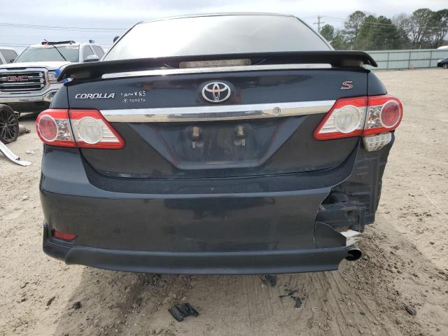 5YFBU4EE8CP032729 - 2012 TOYOTA COROLLA BASE BLACK photo 6