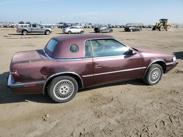 ZC2FP1108KB200989 - 1989 CHRYSLER TC BY MASERATI BURGUNDY photo 3