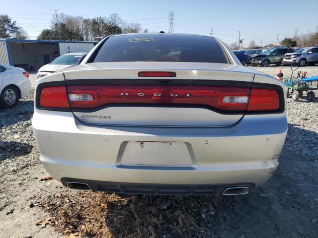 2B3CL3CG3BH613499 - 2011 DODGE CHARGER SILVER photo 6