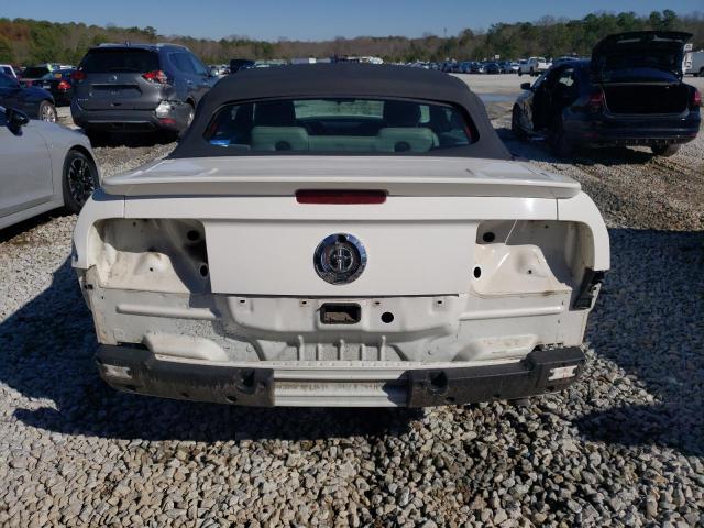 1ZVFT84N675206259 - 2007 FORD MUSTANG WHITE photo 6