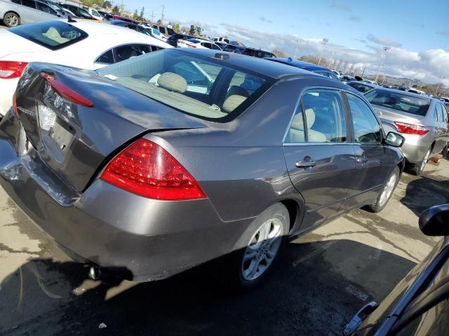 1HGCM56887A078995 - 2007 HONDA ACCORD EX GRAY photo 3