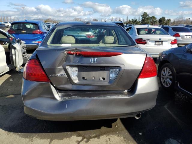 1HGCM56887A078995 - 2007 HONDA ACCORD EX GRAY photo 6