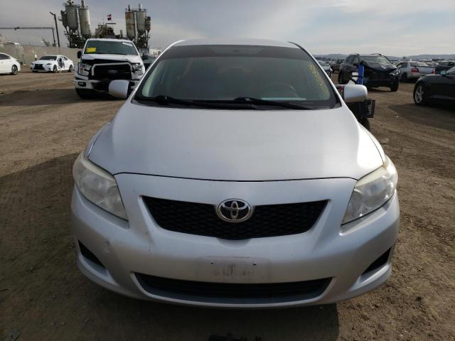 JTDBU4EE3AJ087011 - 2010 TOYOTA COROLLA BASE SILVER photo 5