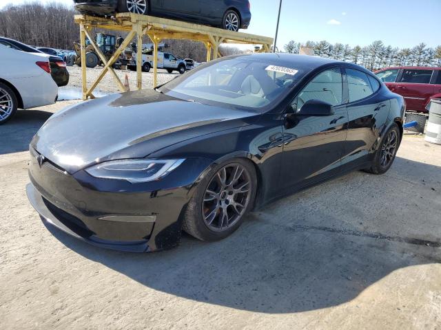 5YJSA1E57MF440028 - 2021 TESLA MODEL S შავი ფოტო 1
