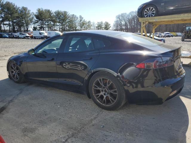 5YJSA1E57MF440028 - 2021 TESLA MODEL S შავი ფოტო 2