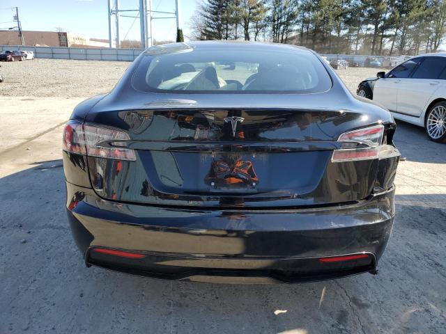 5YJSA1E57MF440028 - 2021 TESLA MODEL S შავი ფოტო 6