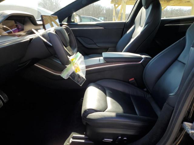 5YJSA1E57MF440028 - 2021 TESLA MODEL S შავი ფოტო 7