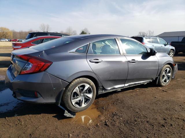 2HGFC2F62LH567935 - 2020 HONDA CIVIC LX GRAY photo 3