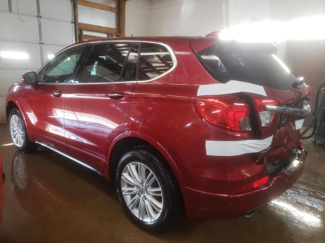 LRBFXCSA3HD089112 - 2017 BUICK ENVISION PREFERRED BURGUNDY photo 2