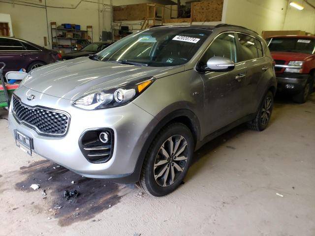 KNDPNCAC0K7582623 - 2019 KIA SPORTAGE EX SILVER photo 1