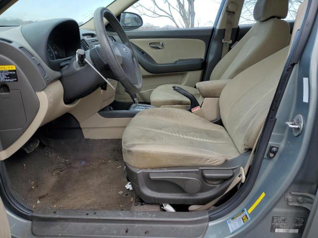 KMHDU4AD8AU870700 - 2010 HYUNDAI ELANTRA BLUE GRAY photo 7