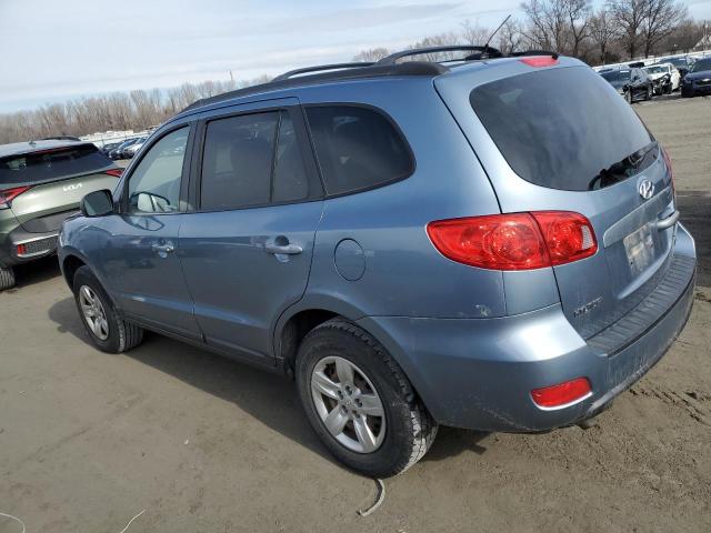 5NMSG13DX9H290821 - 2009 HYUNDAI SANTA FE GLS BLUE photo 2