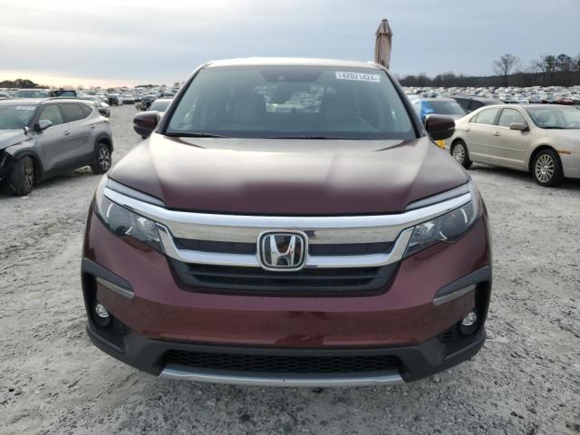 5FNYF5H58MB020714 - 2021 HONDA PILOT EXL BURGUNDY photo 5