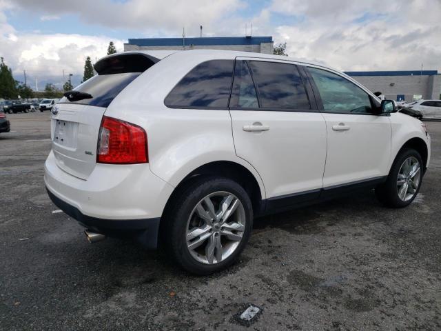 2FMDK3JC3EBA78294 - 2014 FORD EDGE SEL WHITE photo 3