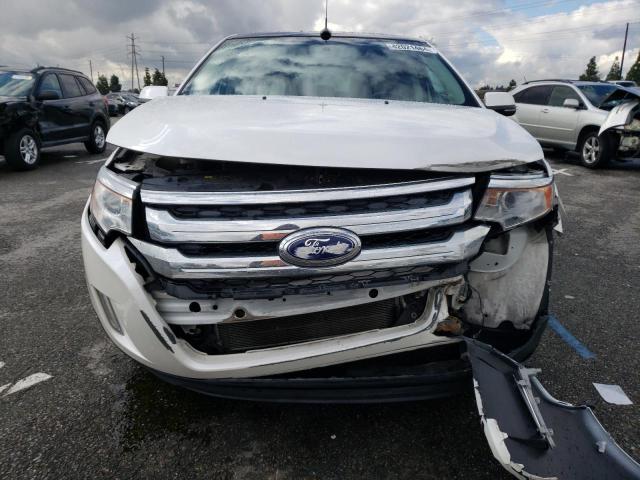 2FMDK3JC3EBA78294 - 2014 FORD EDGE SEL WHITE photo 5