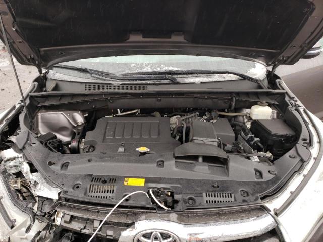 5TDJKRFHXES040655 - 2014 TOYOTA HIGHLANDER XLE ნაცრისფერი ფოტო 12