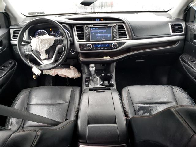 5TDJKRFHXES040655 - 2014 TOYOTA HIGHLANDER XLE ნაცრისფერი ფოტო 8