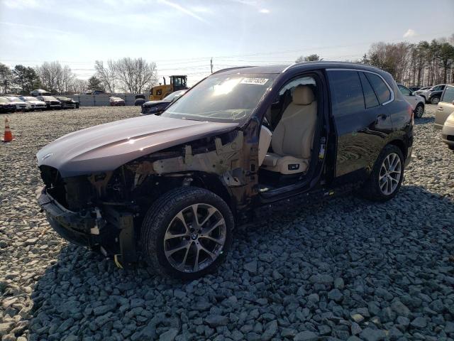 5UXCR6C56KLL36409 - 2019 BMW X5 XDRIVE40I Marron photo 1