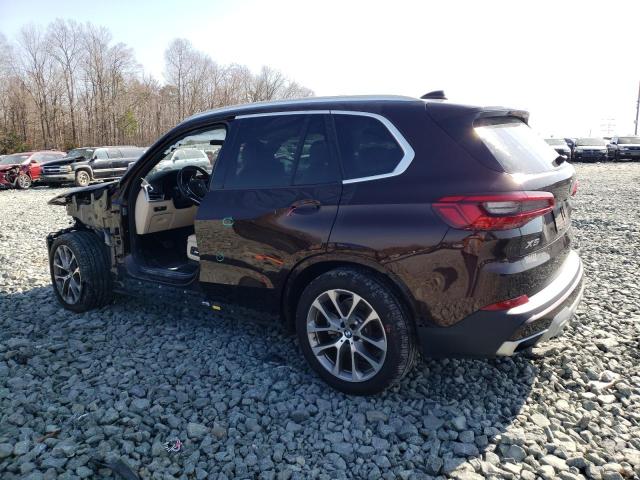 5UXCR6C56KLL36409 - 2019 BMW X5 XDRIVE40I Marron photo 2