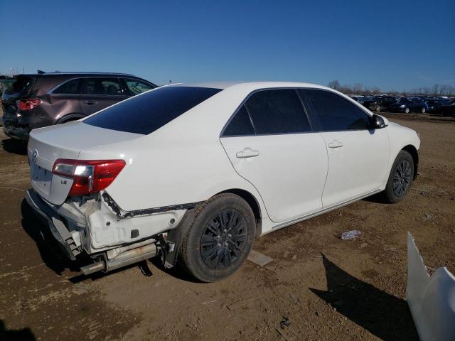 4T4BF1FK7ER438540 - 2014 TOYOTA CAMRY L WHITE photo 3