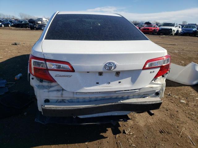 4T4BF1FK7ER438540 - 2014 TOYOTA CAMRY L WHITE photo 6