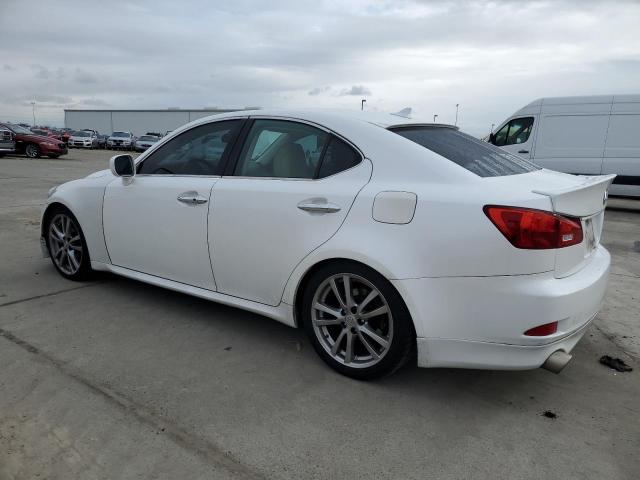 JTHBK262985052327 - 2008 LEXUS IS 250 WHITE photo 2