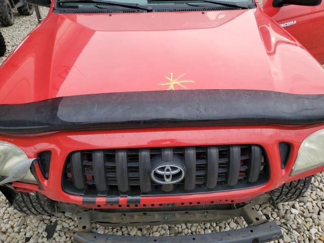 5TEGN92N34Z333375 - 2004 TOYOTA TACOMA DOUBLE CAB PRERUNNER RED photo 11