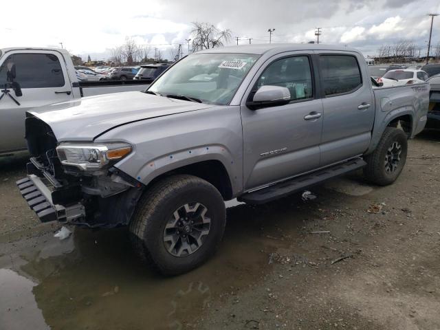 3TMAZ5CN7KM104919 - 2019 TOYOTA TACOMA DOUBLE CAB 银色 照片 1