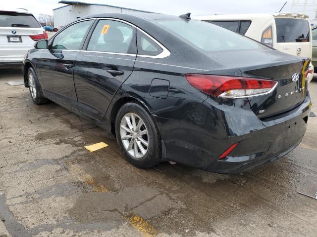 5NPE24AF5KH799001 - 2019 HYUNDAI SONATA SE BLACK photo 2