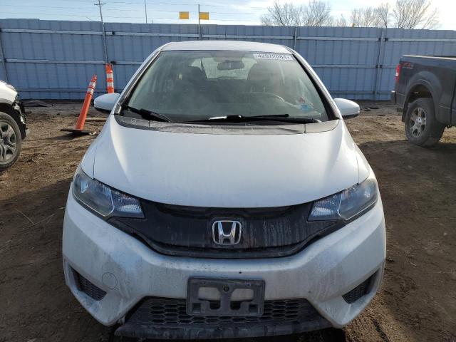 JHMGK5H58GX021314 - 2016 HONDA FIT LX WHITE photo 5