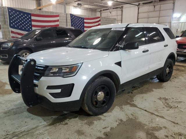 1FM5K8AR2JGB92019 - 2018 FORD EXPLORER POLICE INTERCEPTOR Սպիտակ լուսանկար 1