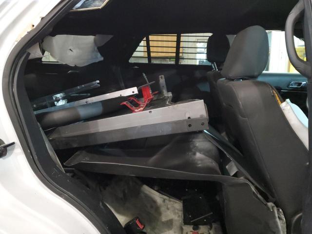 1FM5K8AR2JGB92019 - 2018 FORD EXPLORER POLICE INTERCEPTOR Սպիտակ լուսանկար 10