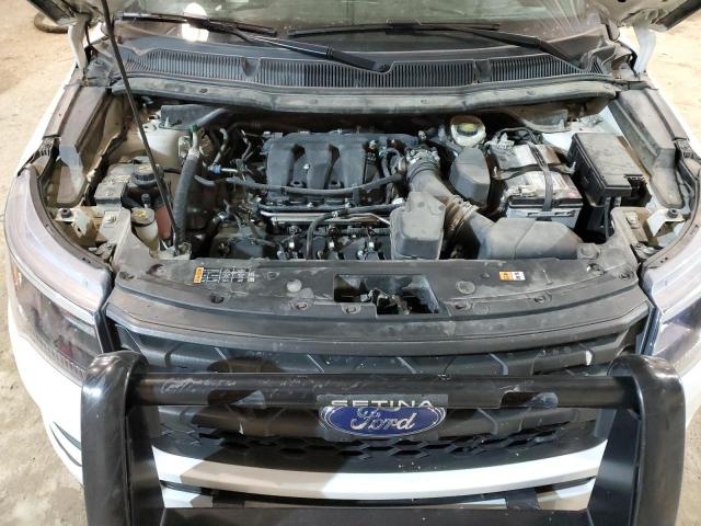 1FM5K8AR2JGB92019 - 2018 FORD EXPLORER POLICE INTERCEPTOR Սպիտակ լուսանկար 11