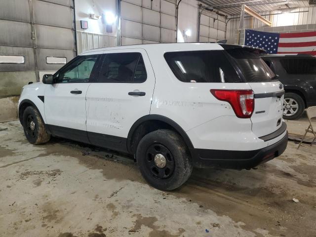 1FM5K8AR2JGB92019 - 2018 FORD EXPLORER POLICE INTERCEPTOR Սպիտակ լուսանկար 2