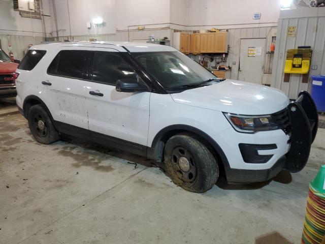1FM5K8AR2JGB92019 - 2018 FORD EXPLORER POLICE INTERCEPTOR Սպիտակ լուսանկար 4