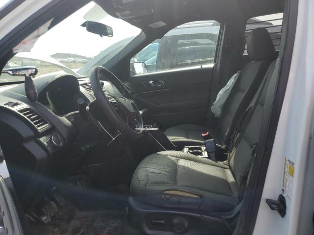 1FM5K8AR2JGB92019 - 2018 FORD EXPLORER POLICE INTERCEPTOR Սպիտակ լուսանկար 7