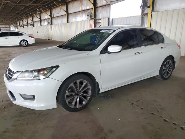 1HGCR2F5XEA128377 - 2014 HONDA ACCORD SPORT WHITE photo 1