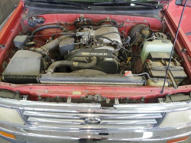 JT4UN24D2T0030956 - 1996 TOYOTA T100 XTRACAB SR5 RED photo 11