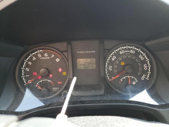 5TFRX5GN0HX078315 - 2017 TOYOTA TACOMA ACCESS CAB ვერცხლისფერი ფოტო 9