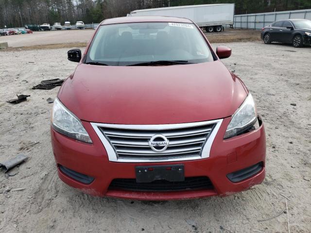 3N1AB7AP5EY239062 - 2014 NISSAN SENTRA S RED photo 5