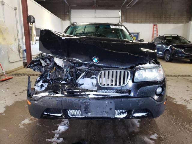 WBXPC93449WE79189 - 2009 BMW X3 XDRIVE30I BLACK photo 5