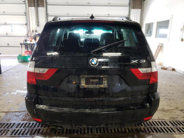 WBXPC93449WE79189 - 2009 BMW X3 XDRIVE30I BLACK photo 6