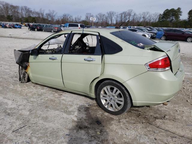 1FAHP3HN0AW108624 - 2010 FORD FOCUS SEL GREEN photo 2